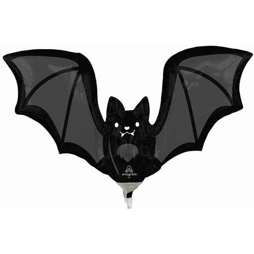 Glow Batty Bat Mini Halloween Foil Balloon