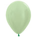 Sempertex Satin Mint Green 11-Inch Latex Balloons, 50 Pack