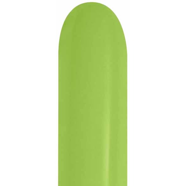 Sempertex Lime Green 260 Latex Twisting Balloons, 50 Count