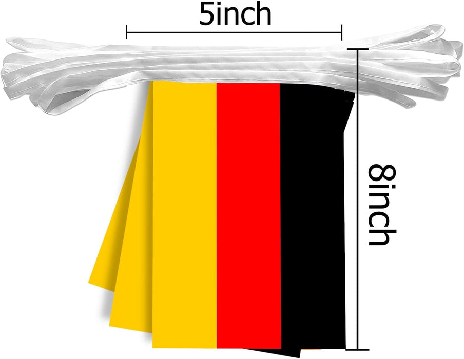 German Flag Bunting - 32ft with 30 Flags