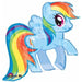 My Little Pony Rainbow Dash 28-Inch Supershape Foil Balloon