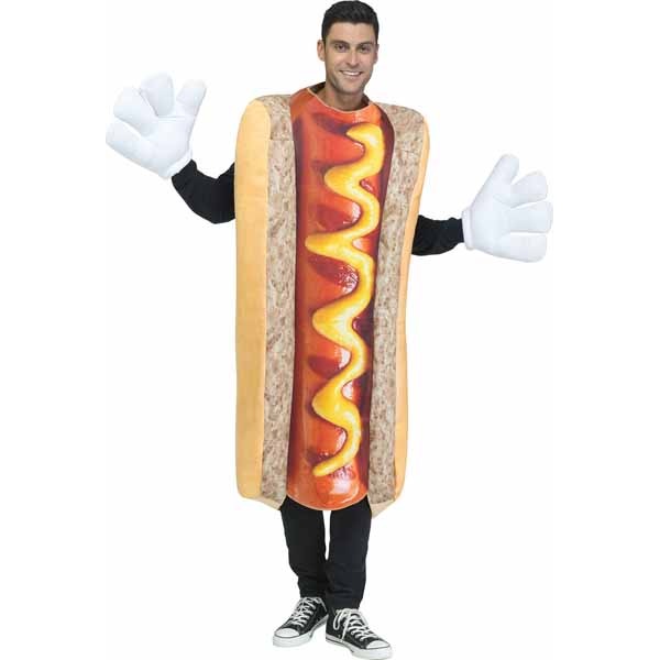 Adult Photorealistic Hot Dog Costume