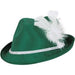 Forest Green Vel-Felt Alpine Hat