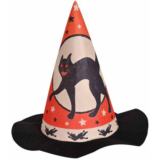 Chapeau de sorcière vintage en feutre pour Halloween
