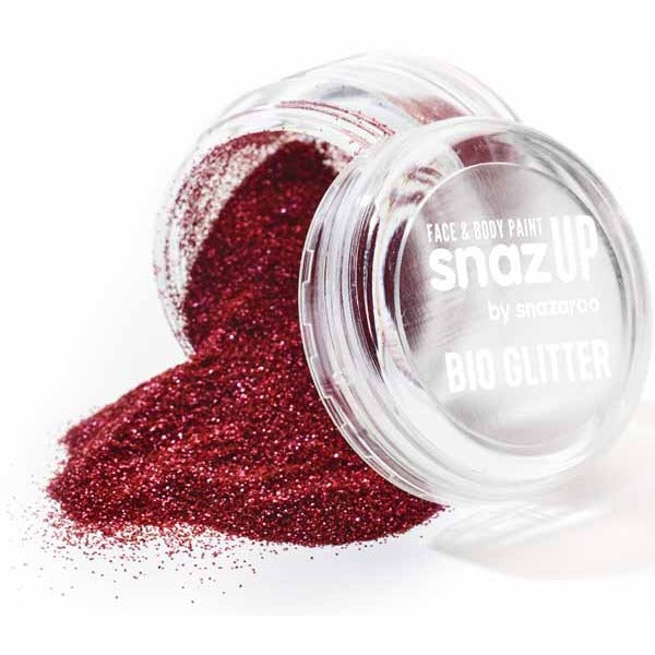 Snazaroo Fine Red Bio Glitter, 5 g