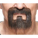 GOATEE BROWN/RED 4.1" X 3.7"