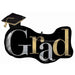 Class Dismissed Graduation Foil Balloon, 33 Inch