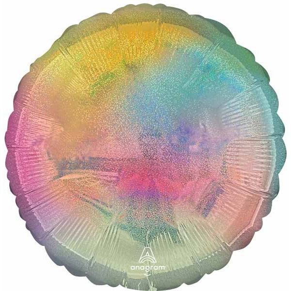 Pastel Stardust Ombre 18" Round Foil Balloon