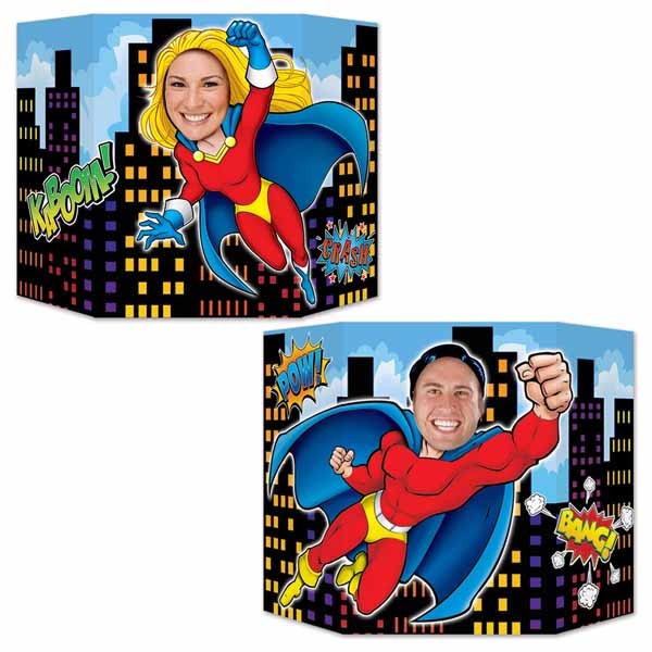 Double-Sided Hero Photo Prop, 1 Count