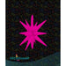 DecoChamp 22" Neon Pink Starburst Foil Balloon