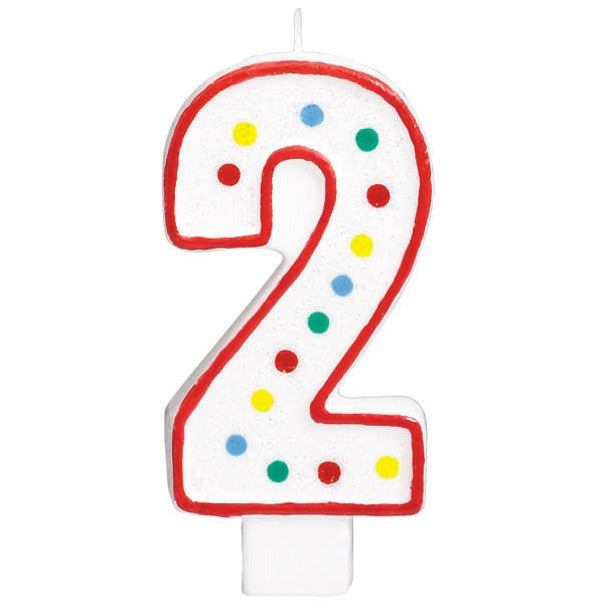 5-Inch Number 2 Birthday Candle