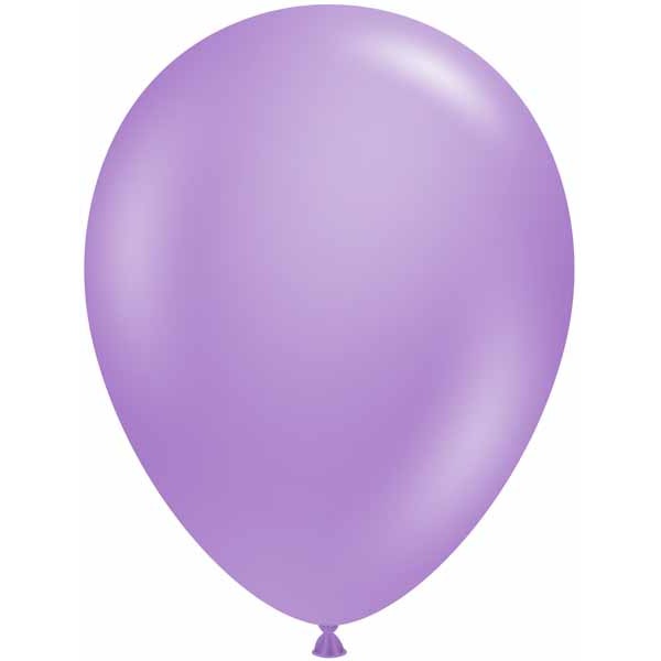 TUFTEX 11-Inch Lavender Latex Balloons, 12 Count