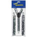 Silver Sequined Suspenders