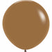 Sempertex Mocha Brown 24-Inch Latex Balloons, 10 Count