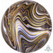 Black Marblez Orbz XL Foil Balloon, 16 Inch