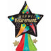 Happy Retirement 32" Shaped Foil Balloon