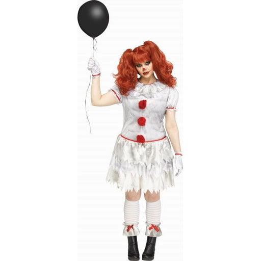 Costume de clown Carnevil pour adulte, grande taille, 16W-20W