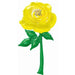 55" Giant Yellow Flower Decoration With 72" Stem And Base.