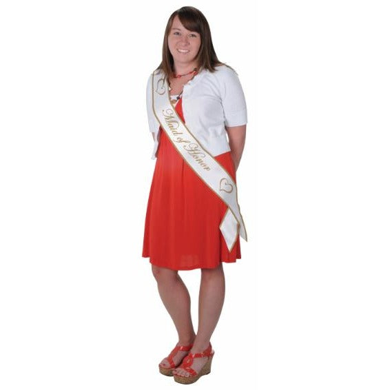 Maid of Honor Satin Sash
