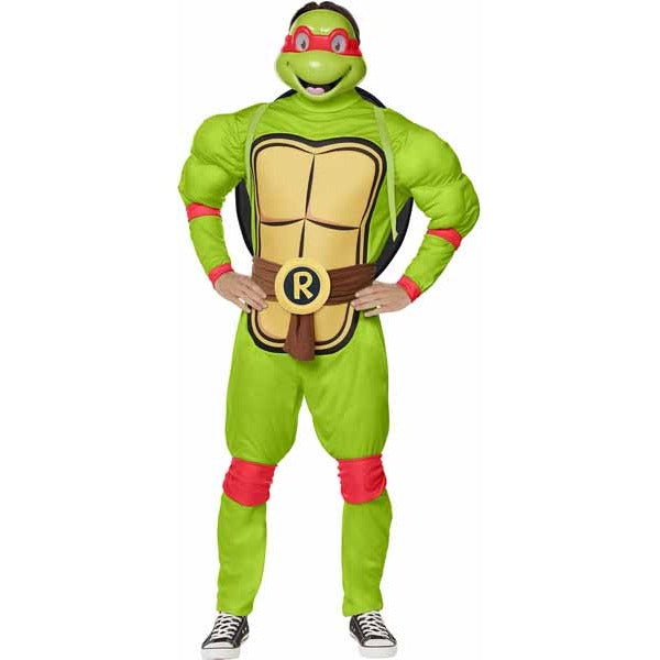 Teenage Mutant Ninja Turtles Deluxe Raphael Adult Costume, Large