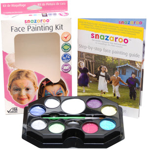 Snazaroo Girls Face Painting Kit with 8 Colors