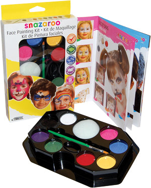 Snazaroo Unisex Face Painting Kit, 8 Colours