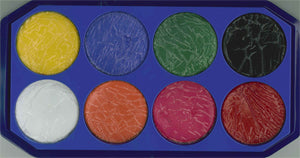 Snazaroo Jumbo Rainbow Face Paint Palette, 8 Colors