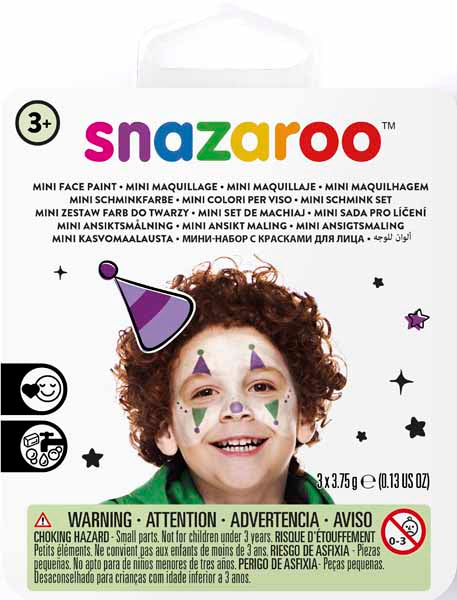 Snazaroo Jester Mini Face Paint Kit