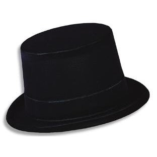 Black Velour Top Hat