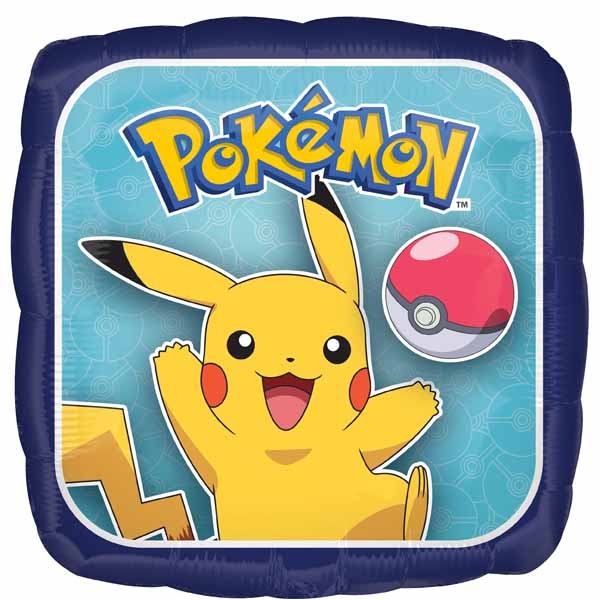 Pokémon 18-Inch Square Foil Balloon