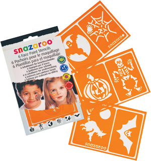 Snazaroo Halloween Face Paint Stencils, Set of 6