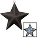 16" Light-Up Sparkle Star - Black/Silver (1/Pk)