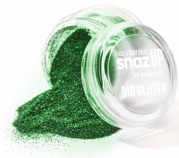 Snazaroo Fine Green Bio Glitter, 5 g
