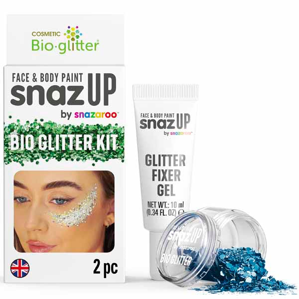 Snazaroo Bio Glitter Kit in Ocean Blue
