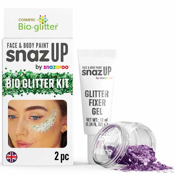 Snazaroo Violet Bio Glitter Kit
