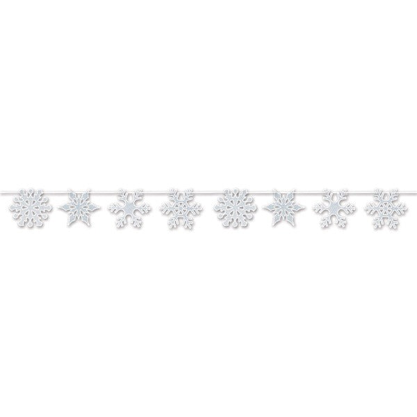 7 ft Snowflake Streamer