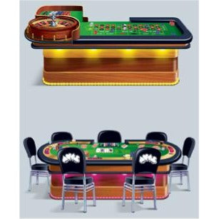 Roulette & Poker Table Casino Props