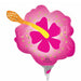 Neon Tropical Flower Mini Foil Balloon