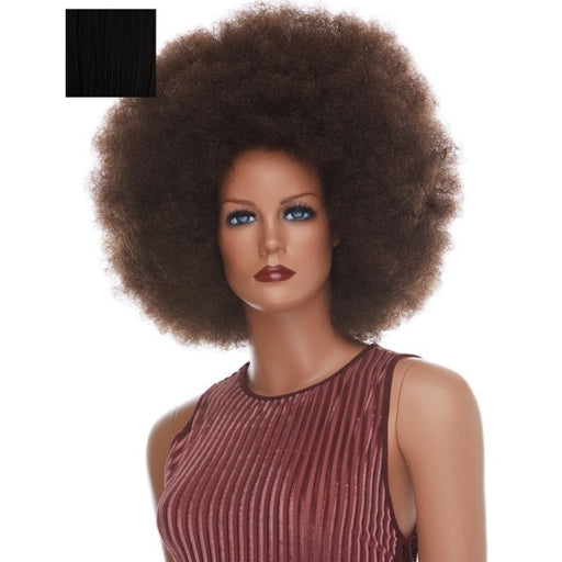 Jumbo Black Afro Costume Wig