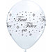 Faut Fêter Ça White 12-Inch Latex Balloons, 50-Pack