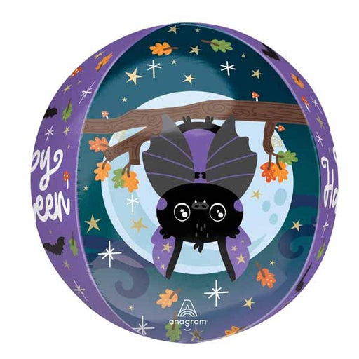 Twilight Bat Halloween 16" Orbz Foil Balloon