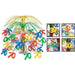 Multicolor "40" Cascade Centerpiece, 18 Inch