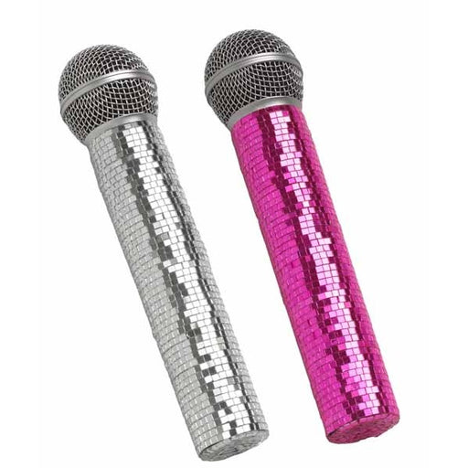 Bling Mirror Microphone Costume Accessory