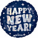 Prima Happy New Year Holographic Foil Balloon, 18 Inch