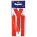 Red Adjustable Costume Suspenders