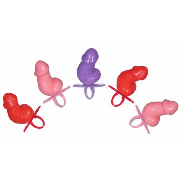 Penis Solitaire Ring Pops, 30 Count Display