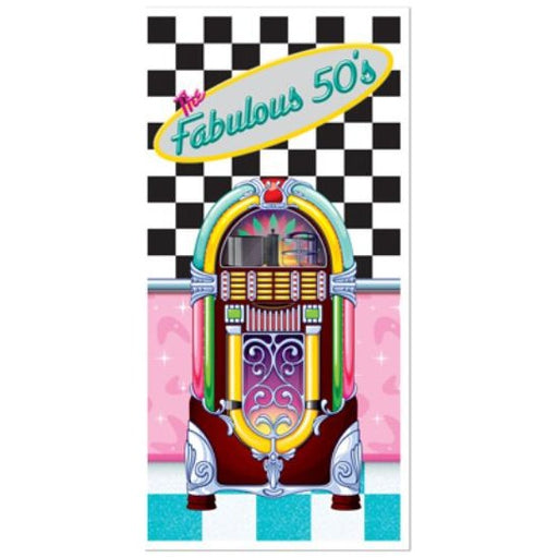 Décoration de porte Fabulous 50's, 76 cm x 1,52 m