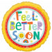 Playful Feel Better 18" Round Foil Balloon