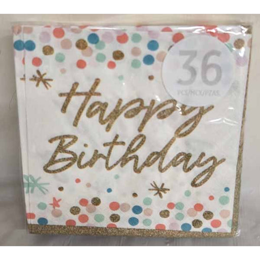 Big Wish Birthday Luncheon Napkins, 36 Count