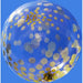 18-Inch Clear Bubble Balloon with Gold Dots